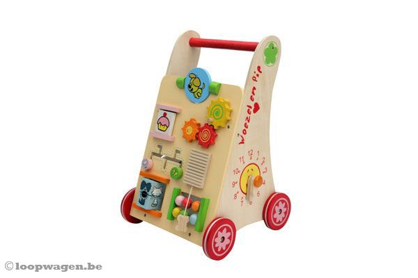 Famous brands Woezel en Pip babywalker Loopwagen.be